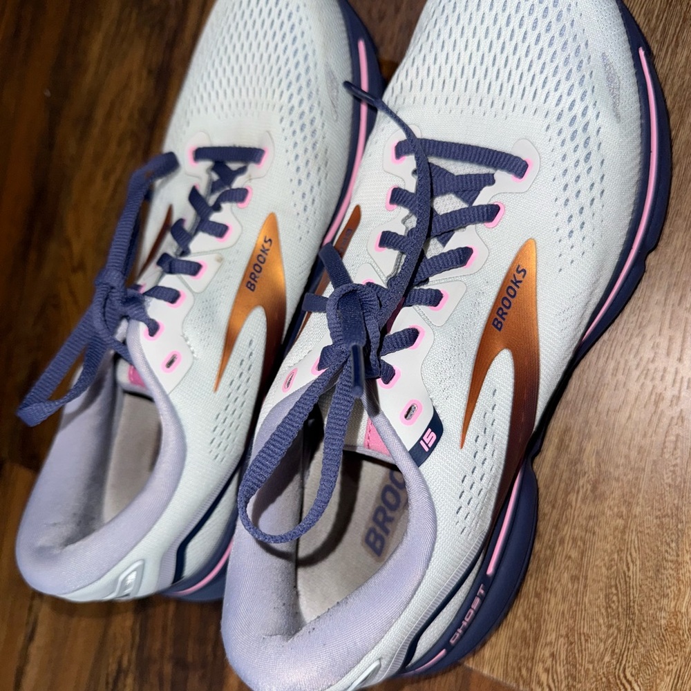 Brooks Ghost 15 Women's Size 9 B (Medium) Running Shoes Spa Blue Copper